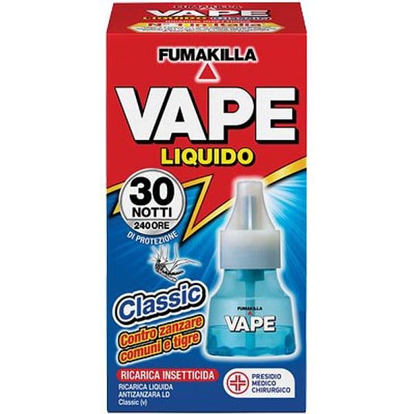 Ricarica Liquida Zanzare Vape Magic Classic Durata Notti 30 Pezzi - 2