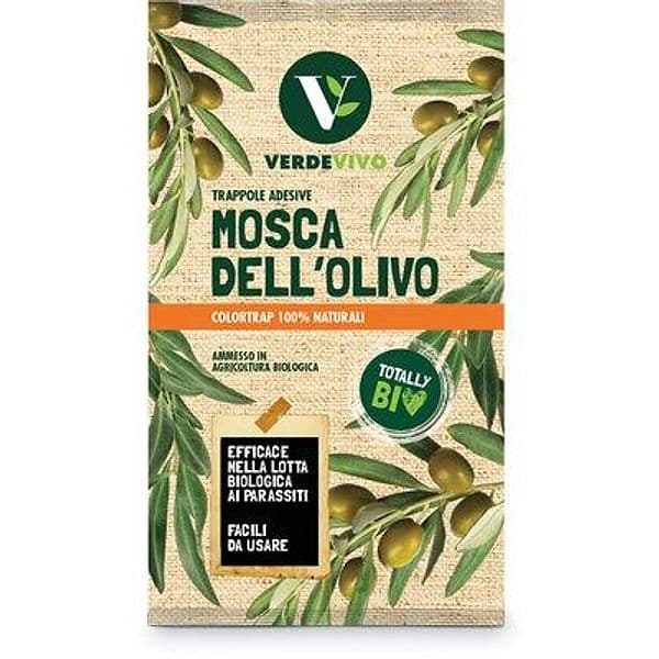 Trappola Cromotropica Mosca Olivo Adesiva Kollant 40 x 25 cm 3 Pezzi - 2