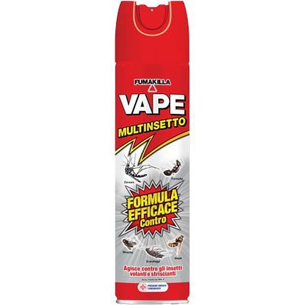 Insetticida Multinsetto Vape Spray 400 ml 12 Pezzi - 2
