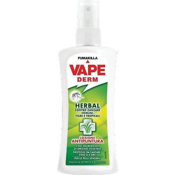 Repellente Insetti Herbal Vape Derm Spray Vapo 100 ml 12 Pezzi - 2