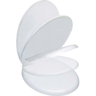 Sedile WC Slow Close Domus MDF Bianco 5 Pezzi Coprivaso Copriwater 5 Pezzi - 2