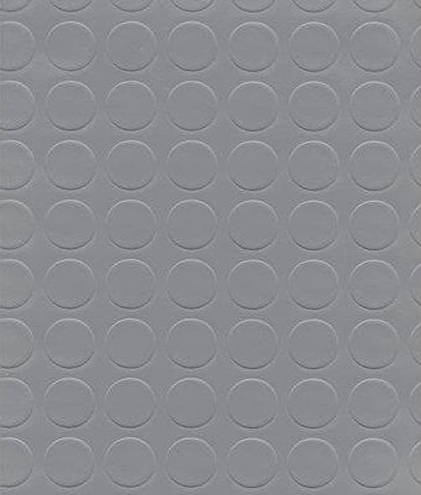Copri Pavimento PVC Bollettato Grigio Chiaro Mm 1,0 H.cm 100 25 m - 2
