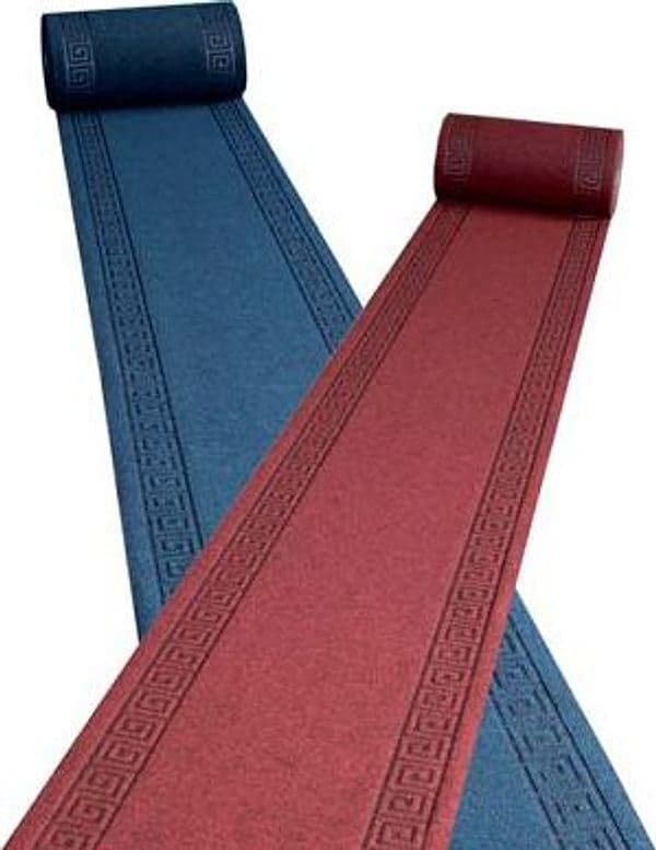 Passatoia Agugliato Inca Gomma Sintetico Blu H.cm 67 L.25 m - 2