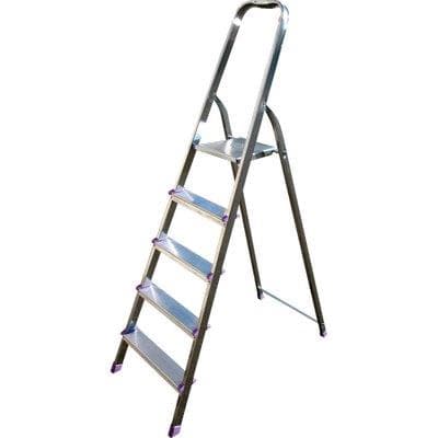 Scala Libretto Domina Sicos Alluminio Acciaio Gradini 4 H.cm 88 - 2