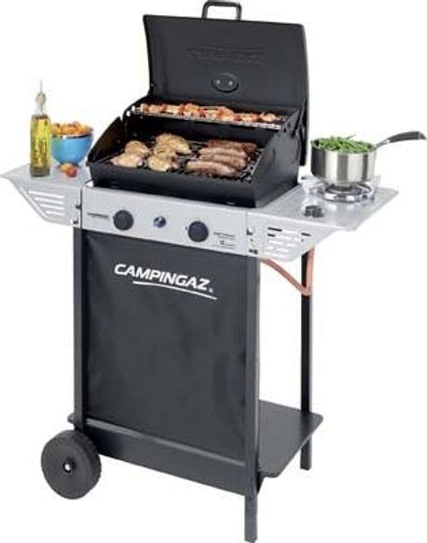 Barbecue Gas Xpert 100 con Rocky Campingaz Fuochi 2 con 1 cm 98X48 H.cm 124 - 2