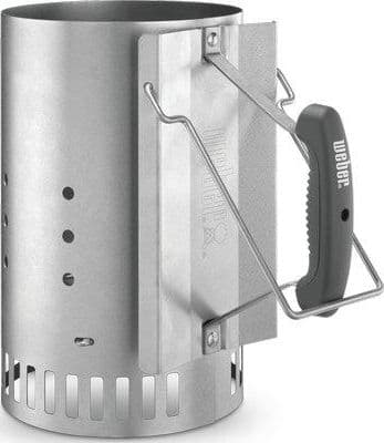Caminetto ad accensione Rapidfire CIMINIERA ACCENDI CARBONELLA WEBER ACCIAIO CM 20,6 H.CM 31,8