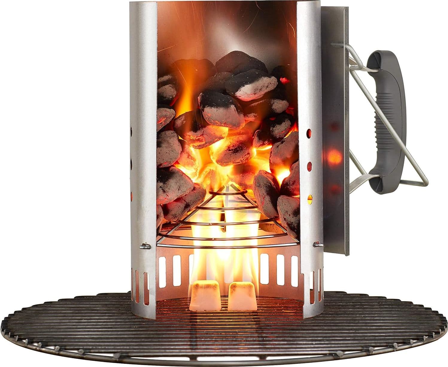 Caminetto ad Accensione Rapidfire Ciminiera Accendi Carbonella Weber - 3