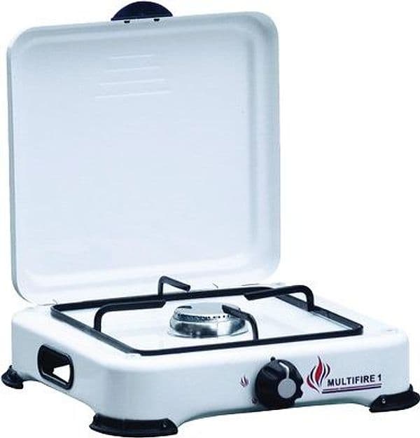 Fornello Gas Multifire 1 Acciaio Verniciato Bruciatore 1 kW 1,5 - 2