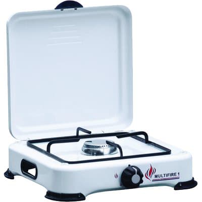 Fornello Gas Multifire 1 Acciaio Verniciato Bruciatore 1 kW 1,5 - 2