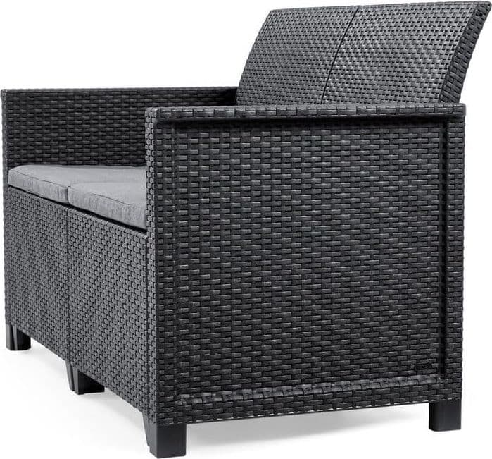 Set da Giardino 4 Pezzi in Rattan Sintetico con Cuscini Colore 4 Pezzi - 2