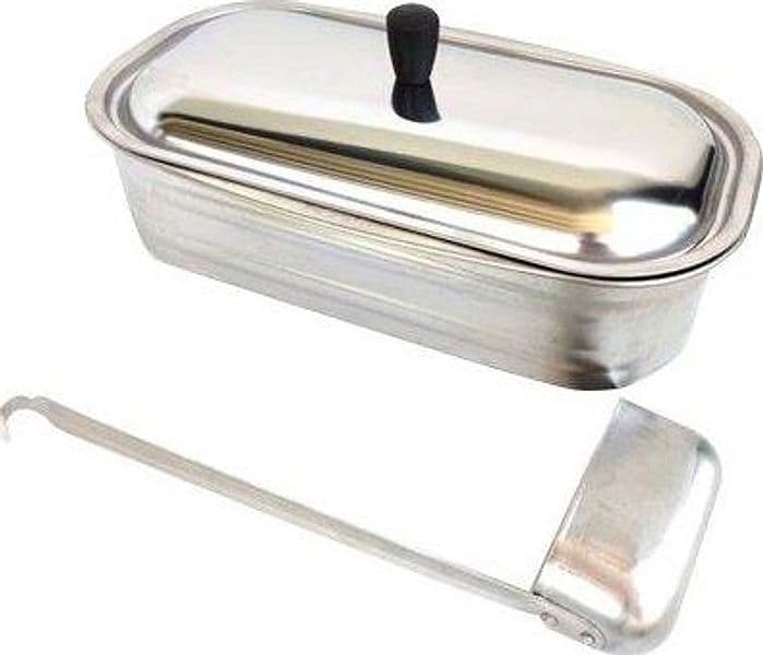 Vaschetta con Mestolo per Cucina a Legna La Nordica Inox Cucina 3,5