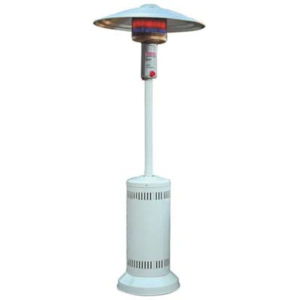 Stufa Gas GPL a Fungo con Ruote Domus Bianco Kw 5 x 12 - 2