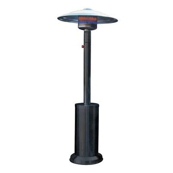 Stufa Gas GPL a Fungo con Ruote Domus Nero Kw 5 x 12 - 2