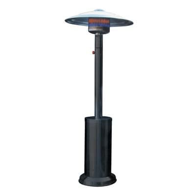 Stufa Gas GPL a Fungo con Ruote Domus Nero Kw 5 x 12 - 2