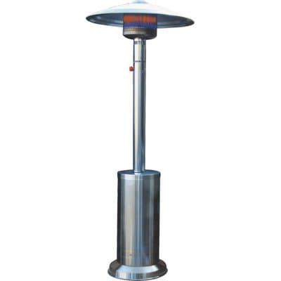 Stufa Gas GPL a Fungo con Ruote Domus Acciaio Kw 5 x 12 - 2