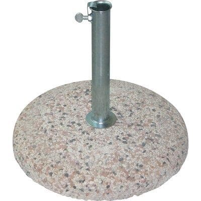 Base per Ombrellone Cemento Granigliato Cm 46 F 25 kg 46 mm - 2