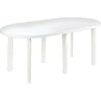 Tavolo 180 Progarden Pp Bianco Cm 180X90 H.cm 72 - 2