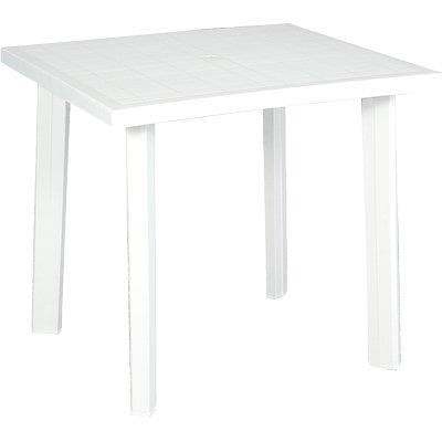 Tavolo Fiocco Progarden Pp Bianco Cm 80X75 H.cm 72 - 2
