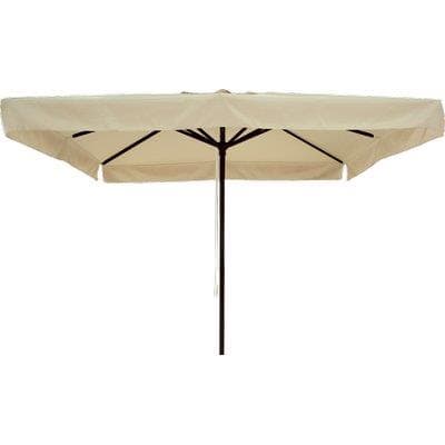 Ombrellone Palo Centrale Classic Domus Alluminio Poly Ecru Mm 48 Mt 2X3 - 2