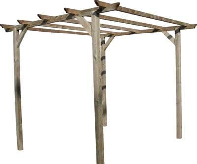 PERGOLA LEGNO EURO DOMUS - PINO IMPREGNATO MT 3X3 H.MT 2,5