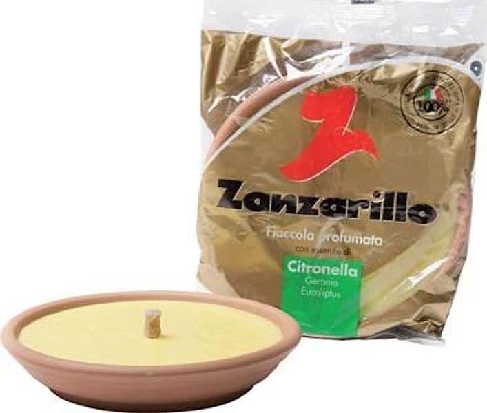 Fiaccola Terracotta Zanzarillo Citronella 17,5 cm H 35 mm 20 Pezzi - 2