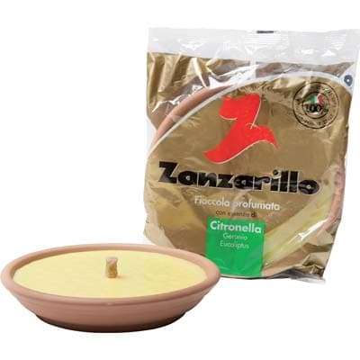 Fiaccola Terracotta Zanzarillo Citronella 17,5 cm H 35 mm 20 Pezzi - 2