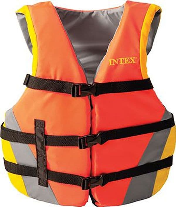 Salvagente Adulto 69681 Intex Nylon Pe Torace 132 76 cm 4 Pezzi - 4