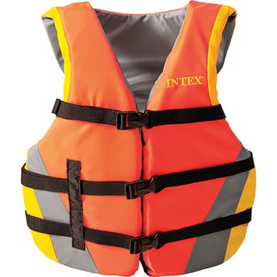 Salvagente Adulto 69681 Intex Nylon Pe Torace 132 76 cm 4 Pezzi - 4