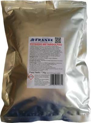 METABISOLFITO POTASSICO ENOLOGICO E224 - KG 1- 2 pezzi - 1