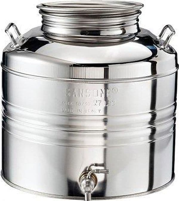 Fustino Graffato Sansone Inox 18 a 10 Lt 30 - 2