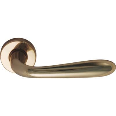 Mezza Maniglia Goccia Ottone Zama Ottone Lucido Q8 Dx 2 Pezzi - 2