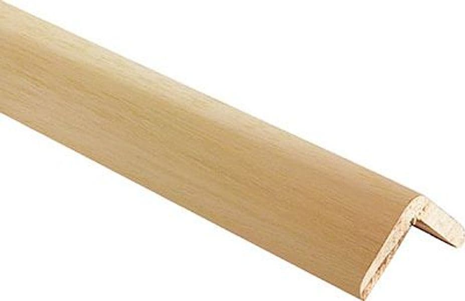 Paraspigolo Liscio Legno Pircher Ayous Grezzo 28 x 28 mm H 3000 mm 20 Pezzi - 2
