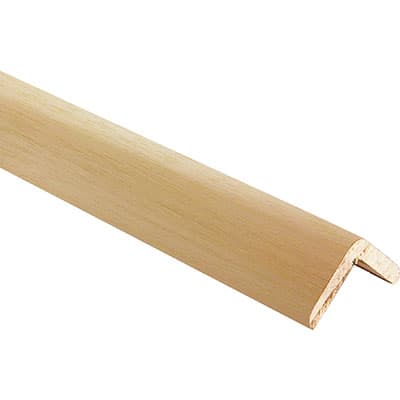 Paraspigolo Liscio Legno Pircher Ayous Grezzo 28 x 28 mm H 3000 mm 20 Pezzi - 2
