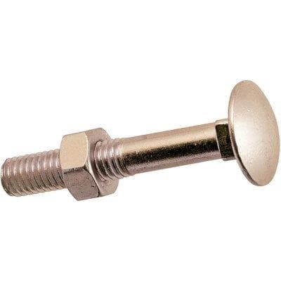 Bullone Ttdq Ottone Classe 4.8 Zincato Giallo 5 x 30 mm 200 Pezzi - 2