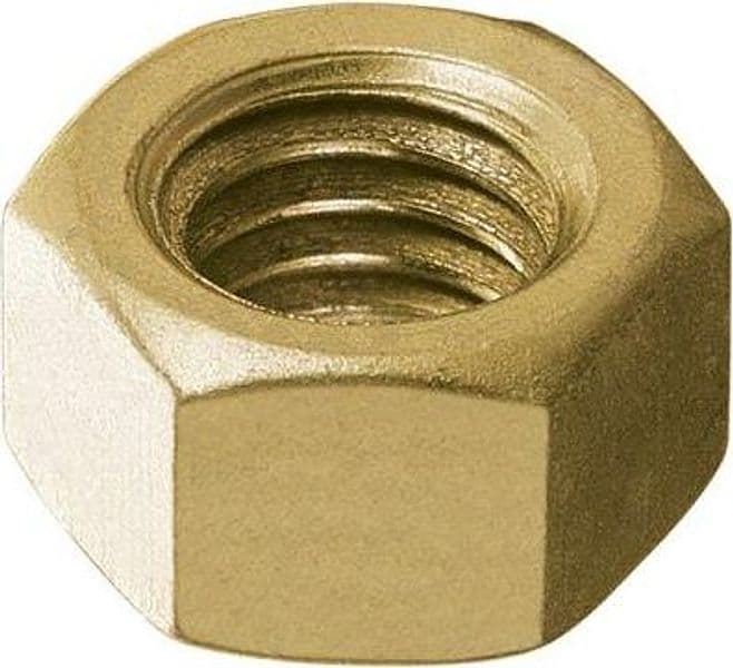 Dado Esagonale Ottone M 12 10 Pezzi - 2