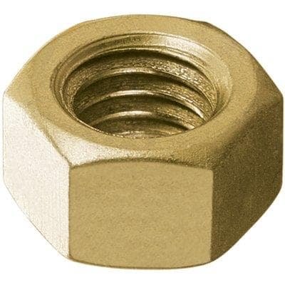Dado Esagonale Ottone M 12 10 Pezzi - 2
