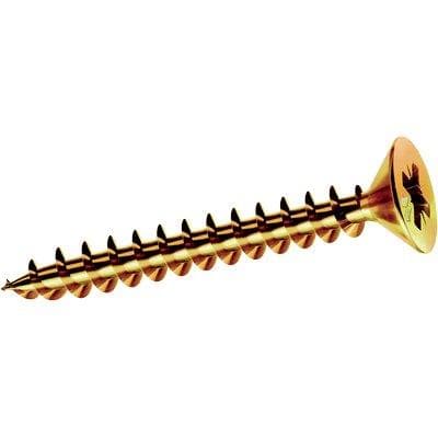 Vite Truciolare TSP Zincata Gialla Panelvit Mustad 2,5 x 25 mm 500 Pezzi - 2