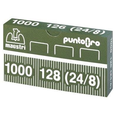 Punto Oro 128 (24 x 8) per Cucitrice Ro Ma 11,95 x 8,0 mm 10000 Pezzi - 2