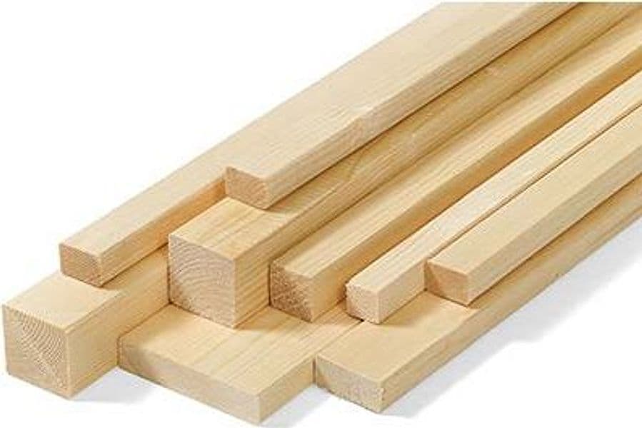 Listello Piallato Pircher Abete 40 x 40 mm H 2000 mm 6 Pezzi - 2
