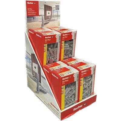 Tassello Nylon Sx Plus Fischer con Vite Expo 700 Pezzi - 2