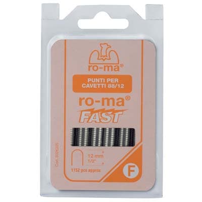 Punto 88 per Fissatrice Fissacavo M88 Ro Ma 88 a 12 Zincato 6,6 x 12 mm - 2