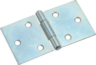 CERNIERA RETTANGOLARE PESANTE 816 VALTOCE - ACCIAIO ZINCATO PERNO FISSO MM 50X95X1,6- 24 pezzi