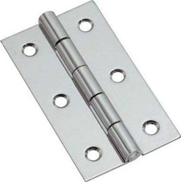 Cerniera Stretta 3323 Valtoce Inox Perno Fisso 40 x 30 x 0,8 mm 24 Pezzi - 2