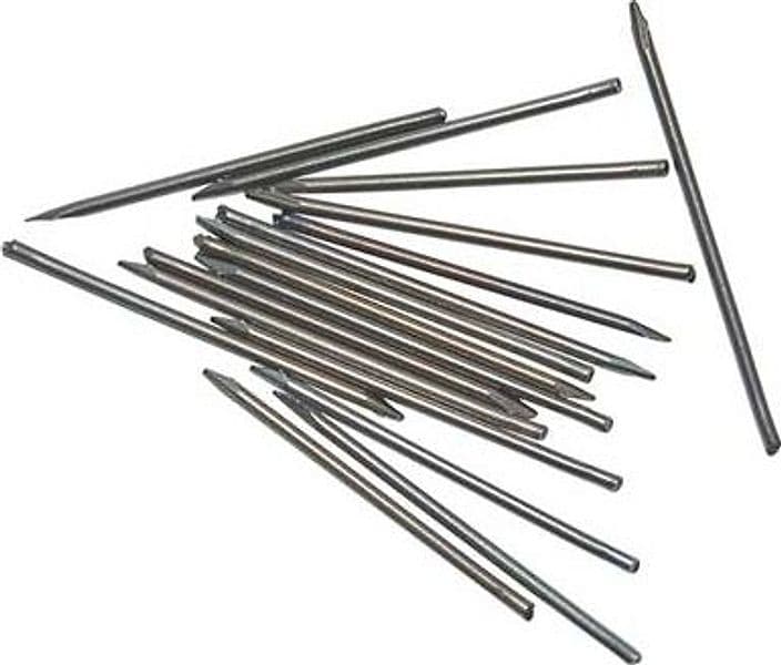 Chiodo a Spillo per Cornici Acciaio (buste ) 0,9 x 25 mm 5000 Pezzi – Autres