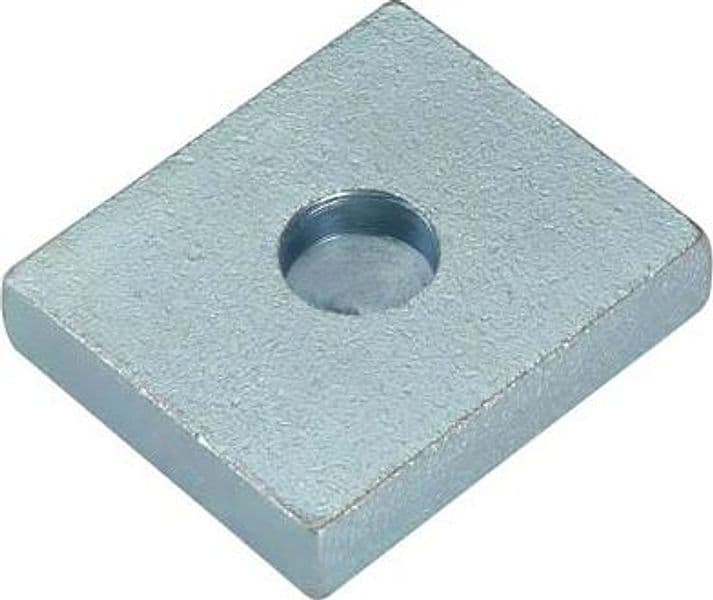 Piastra Perno Inferiore a Saldare 349 Combi 60 F 24,5 mm 20 mm 6 Pezzi
