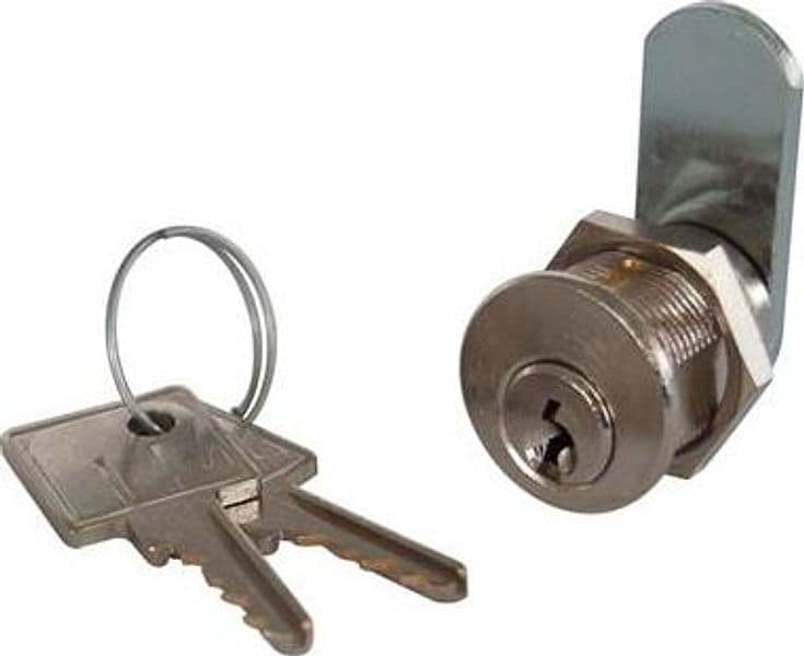 Serratura a Cilindro Leva Dritta 22 Meroni 20 mm 2 Pezzi - 2