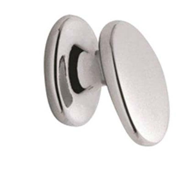 Pomolo Zama a Goccia 2397 Metalstyle Cromo Lucido 20 x 22 mm 10 Pezzi - 2