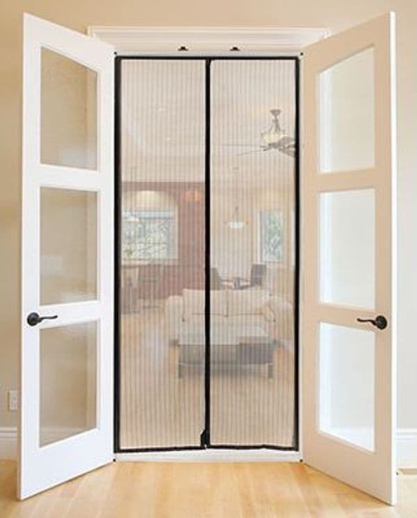 Zanzariera Porta Magnetica Effe Poliestere Grigio Pannelli 2 cm 120 H.cm - 2