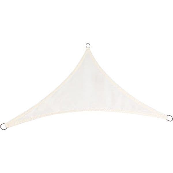 Vela Ombreggiante Luxury Triangolare Stars Poliestere Ecru 180 g m² Mt - 2