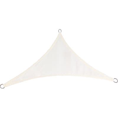 Vela Ombreggiante Luxury Triangolare Stars Poliestere Ecru 180 g m² Mt - 2